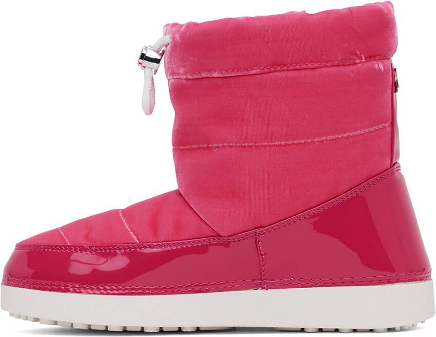 Giuseppe Zanotti Pink Snow Velvet Boots