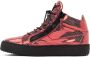 Giuseppe Zanotti Red Kriss High Sneakers - Thumbnail 3