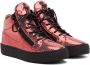 Giuseppe Zanotti Red Kriss High Sneakers - Thumbnail 4