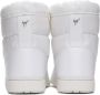Giuseppe Zanotti SSENSE Exclusive White Quilted Boots - Thumbnail 2