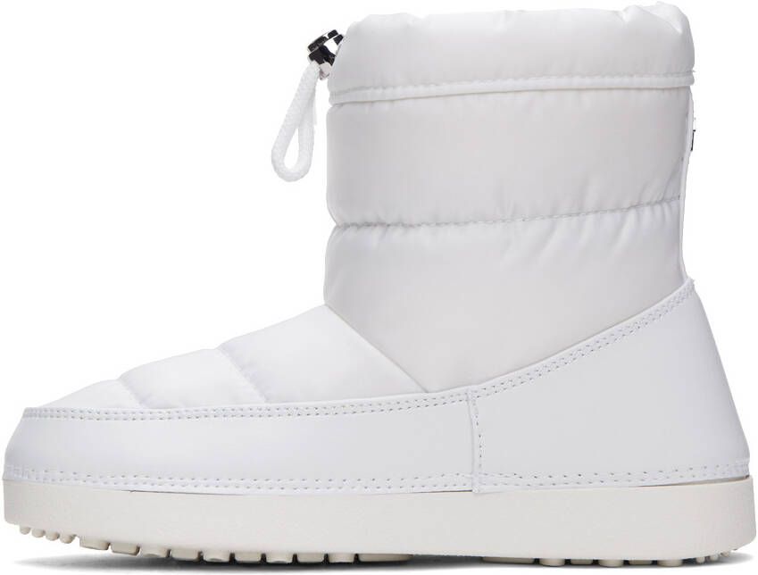 Giuseppe Zanotti SSENSE Exclusive White Quilted Boots