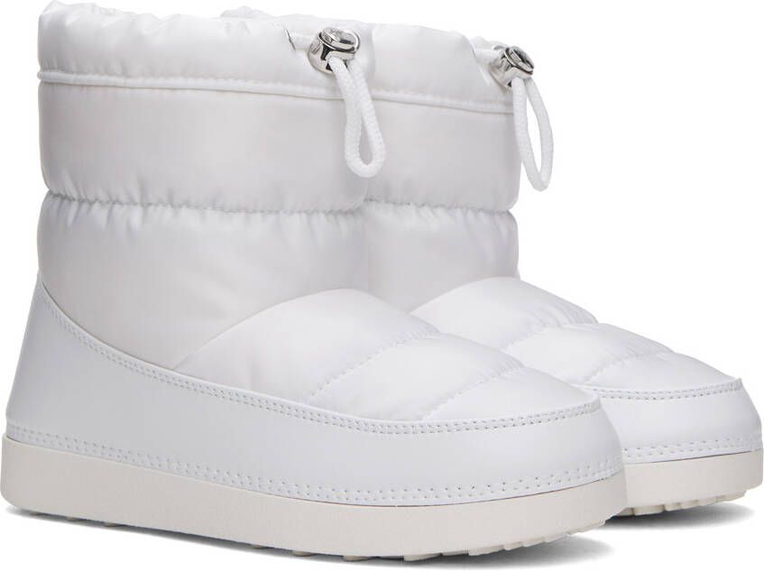 Giuseppe Zanotti SSENSE Exclusive White Quilted Boots