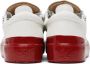 Giuseppe Zanotti White & Red Frankie Match Sneakers - Thumbnail 2