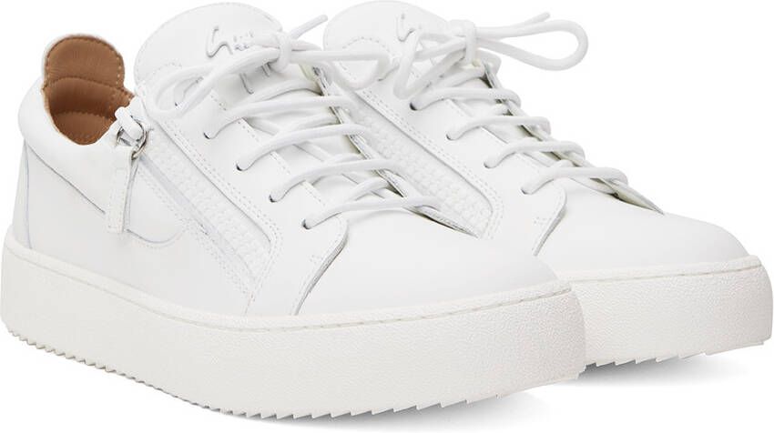 Giuseppe Zanotti White Frankie Sneakers