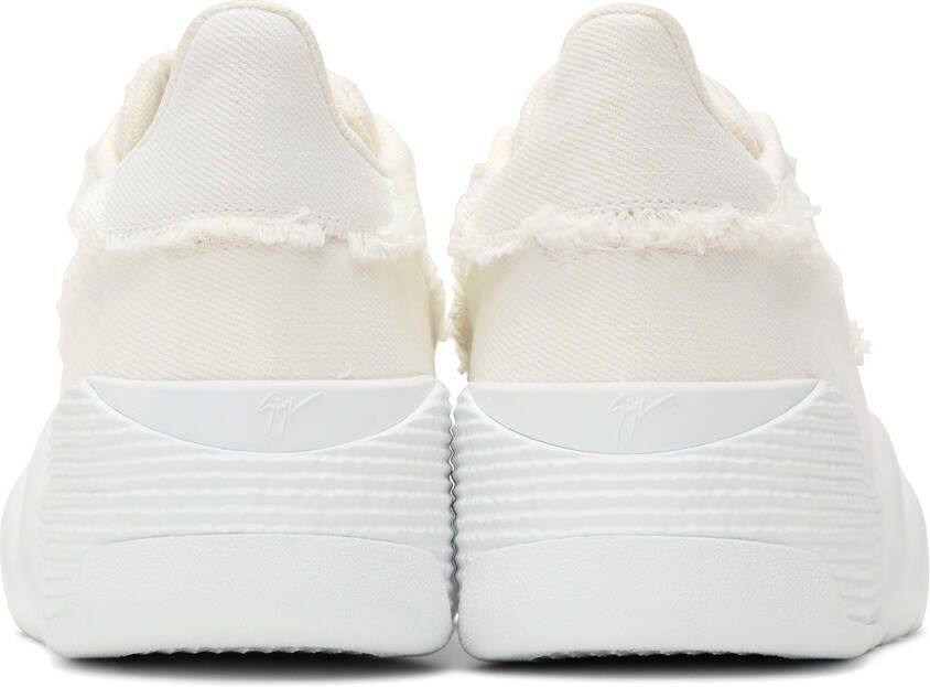 Giuseppe Zanotti White Talon Sneakers