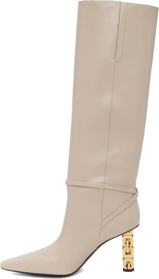 Givenchy Beige G Cube Boots