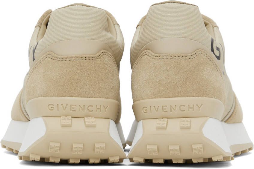 Givenchy Beige Paneled Logo Sneakers