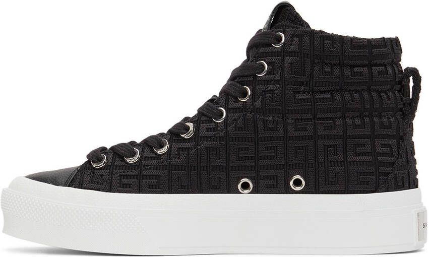 Givenchy Black 4G City High Sneakers