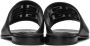 Givenchy Black 4G Cut-Out Sandals - Thumbnail 4