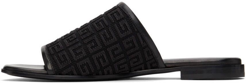 Givenchy Black 4G Mule Flat Sandals