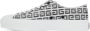 Givenchy Black & White 4G Jacquard City Sneakers - Thumbnail 3