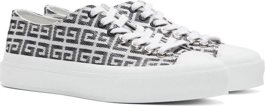 Givenchy Black & White City Low 4G Sneakers