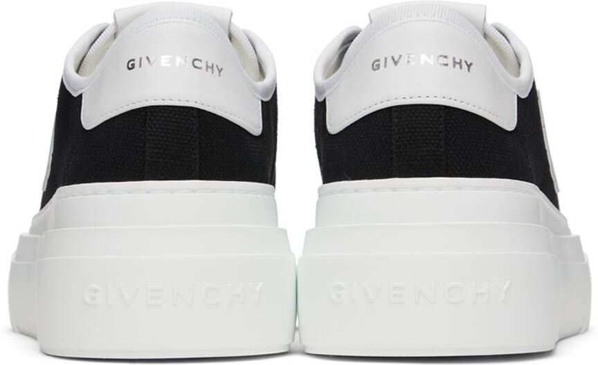 Givenchy Black & White City Platform Sneakers