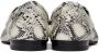 Givenchy Black & White Python G Chain Loafers - Thumbnail 4