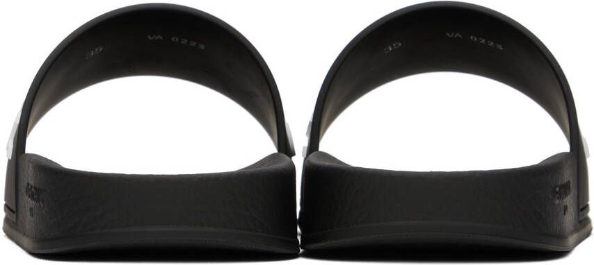 Givenchy Black Embossed Slides