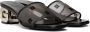 Givenchy Black G Cube Heeled Sandals - Thumbnail 4