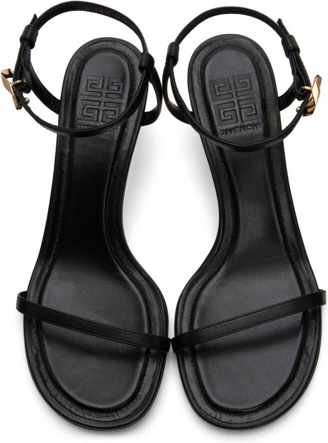 Givenchy Black G Cube Heeled Sandals