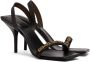 Givenchy Black G Woven Heeled Sandals - Thumbnail 4