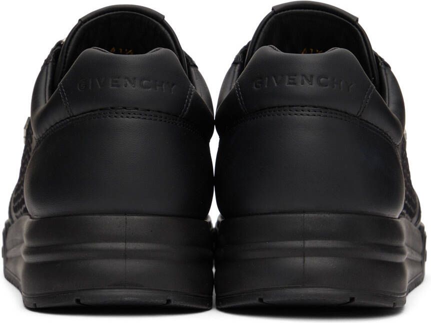 Givenchy Black Leather 4G Sneakers