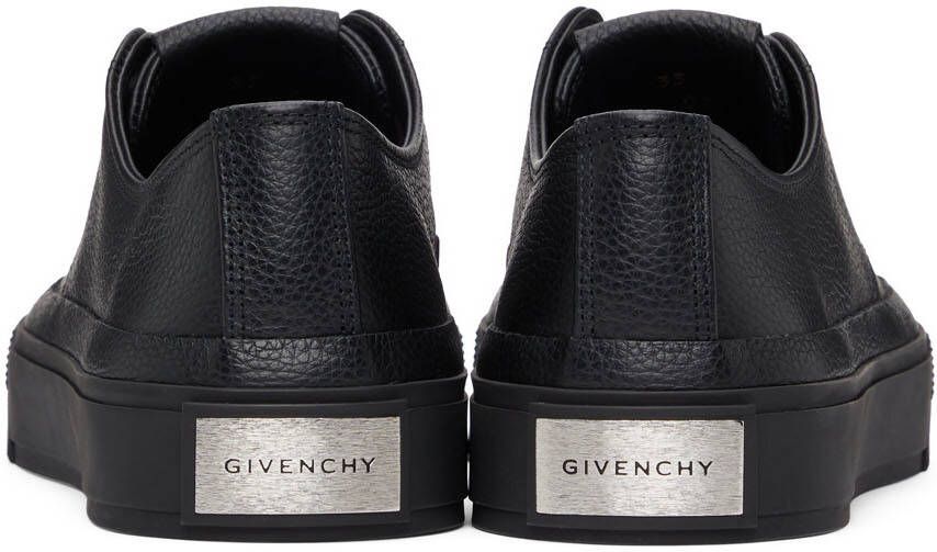 Givenchy Black Leather City Sneakers