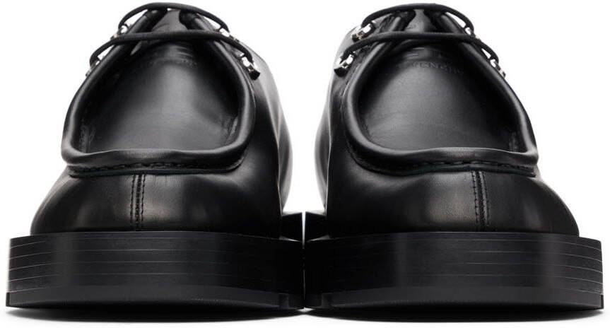 Givenchy Black Leather Squared Derbys