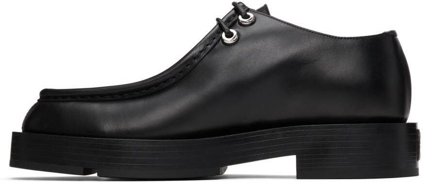 Givenchy Black Leather Squared Derbys