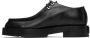 Givenchy Black Leather Squared Derbys - Thumbnail 3