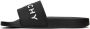 Givenchy Black Logo Flat Sandals - Thumbnail 3
