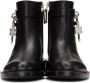 Givenchy Black Padlock Boots - Thumbnail 2