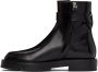 Givenchy Black Squared Buckle Ankle Boots - Thumbnail 3