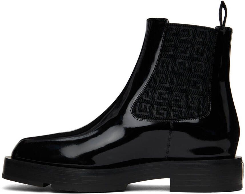 Givenchy Black Squared Chelsea Boots