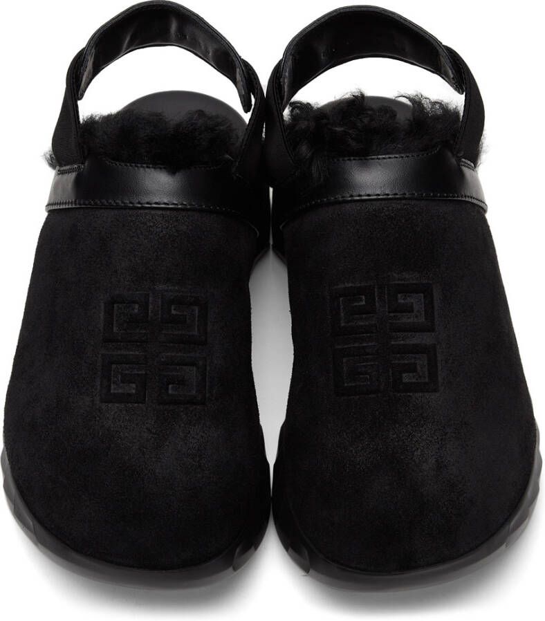 Givenchy Black Suede Marshmallow Loafers