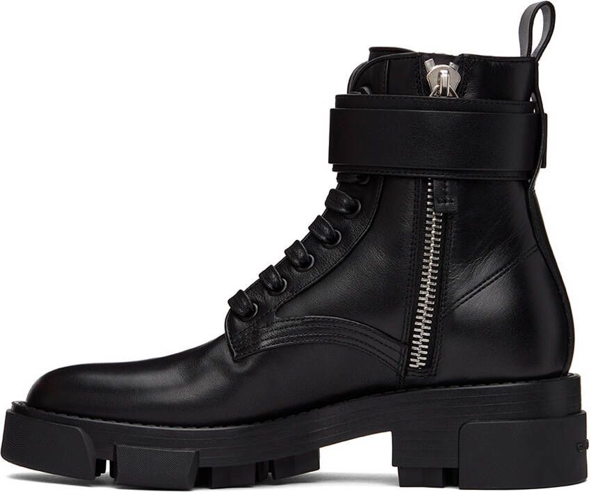 Givenchy Black Terra Combat Boots