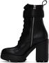 Givenchy Black Terra Heel Combat Boots - Thumbnail 3