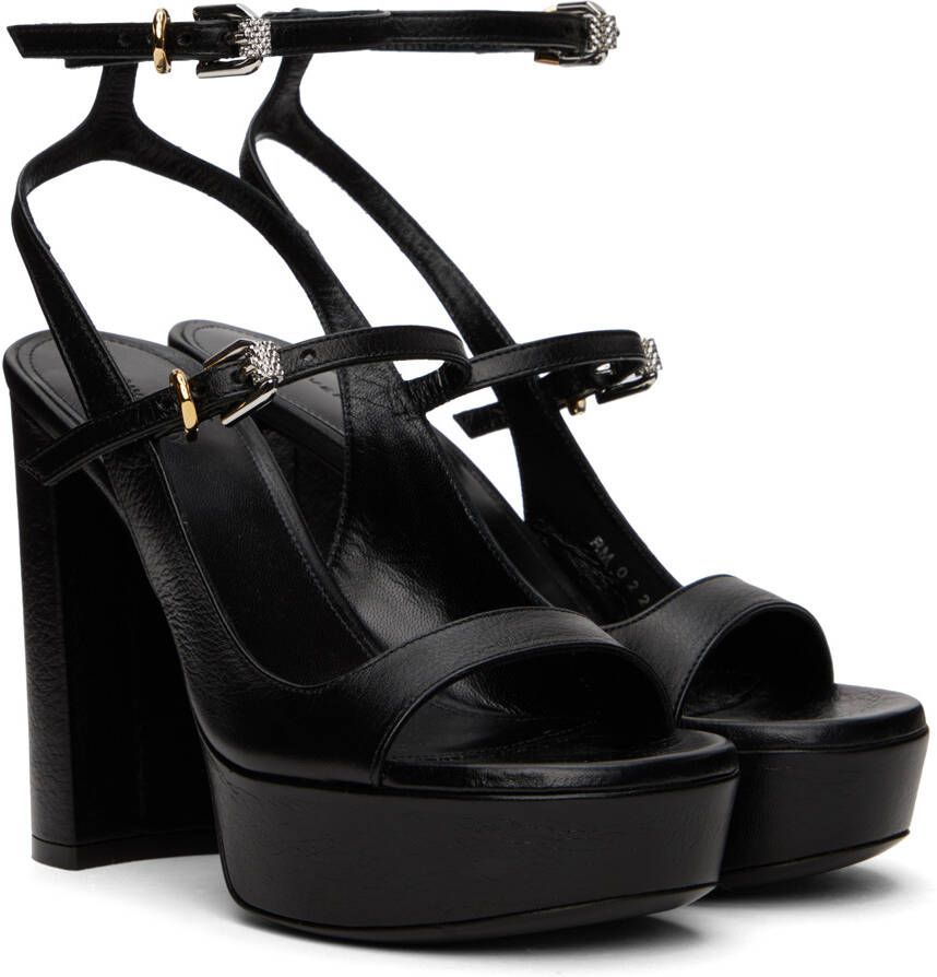 Givenchy Black Voyou Sandals