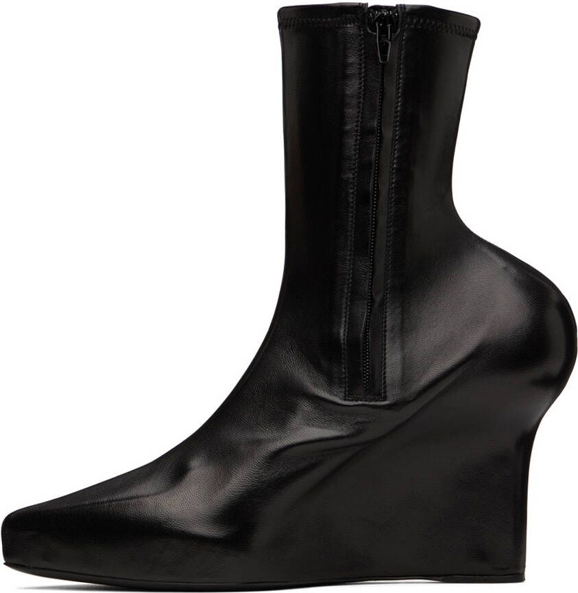 Givenchy Black Wedge Boots