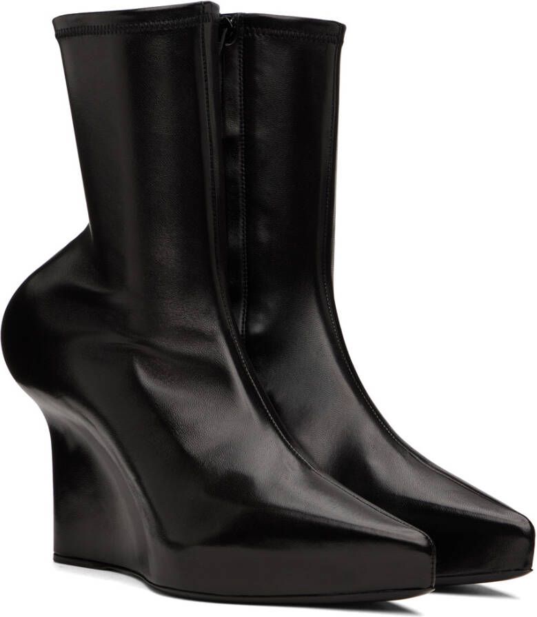 Givenchy Black Wedge Boots