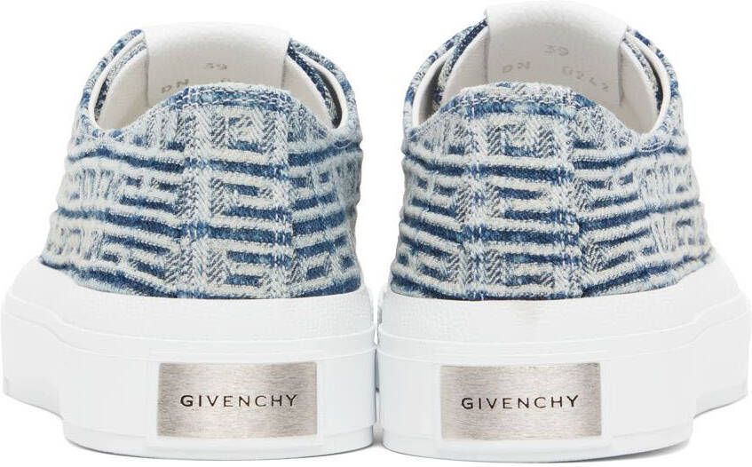 Givenchy Blue 4G City Low-Top Sneakers