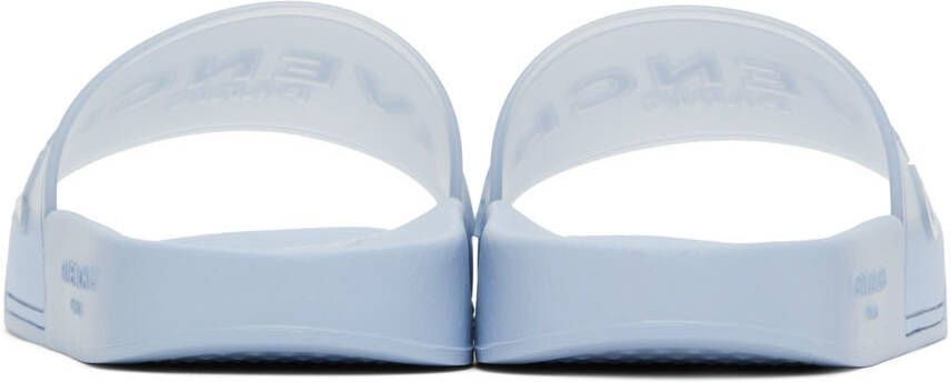 Givenchy Blue Logo Flat Sandals
