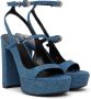 Givenchy Blue Voyou Heeled Sandals - Thumbnail 4