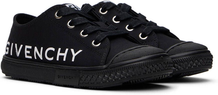 Givenchy Kids Black Logo Sneakers