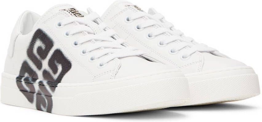 Givenchy Kids White 4G Sneakers