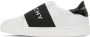 Givenchy Kids White & Black Logo Band Sneakers - Thumbnail 3