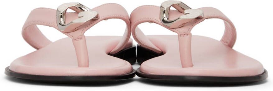 Givenchy Pink G Chain Buckle Sandals