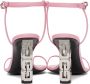Givenchy Pink Triple Toes Heeled Sandals - Thumbnail 4