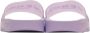 Givenchy Purple Logo Flat Sandals - Thumbnail 2
