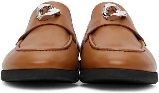 Givenchy Tan G Chain Loafers