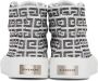 Givenchy White 4G Jacquard City Sneakers - Thumbnail 4