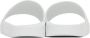Givenchy White 4G Slide Flat Sandals - Thumbnail 4