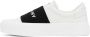 Givenchy White & Black City Sport Webbing Sneakers - Thumbnail 3